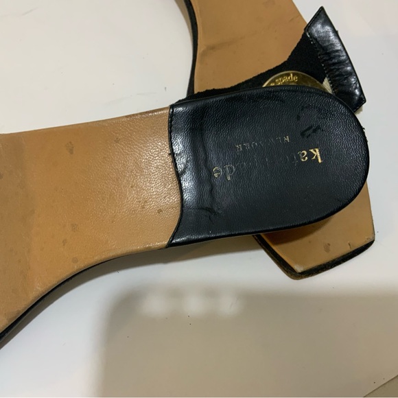 Kate Spade Sandals black and cream size 9B - Picture 3 of 10